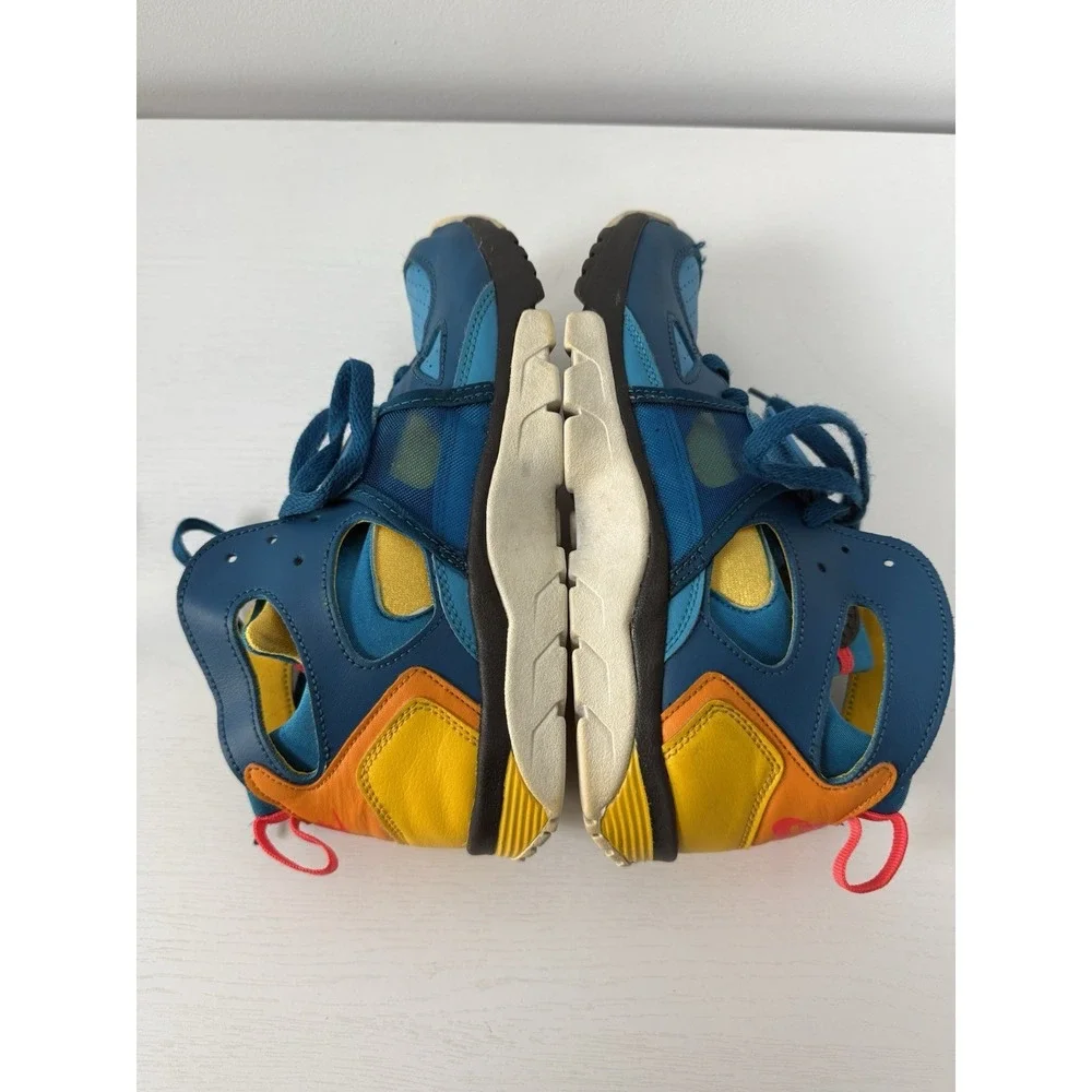 Nike Air Trainer Huarache Green Abyss Blue Lagoon Size 5.5 Youth‎ Shoes Sneakers